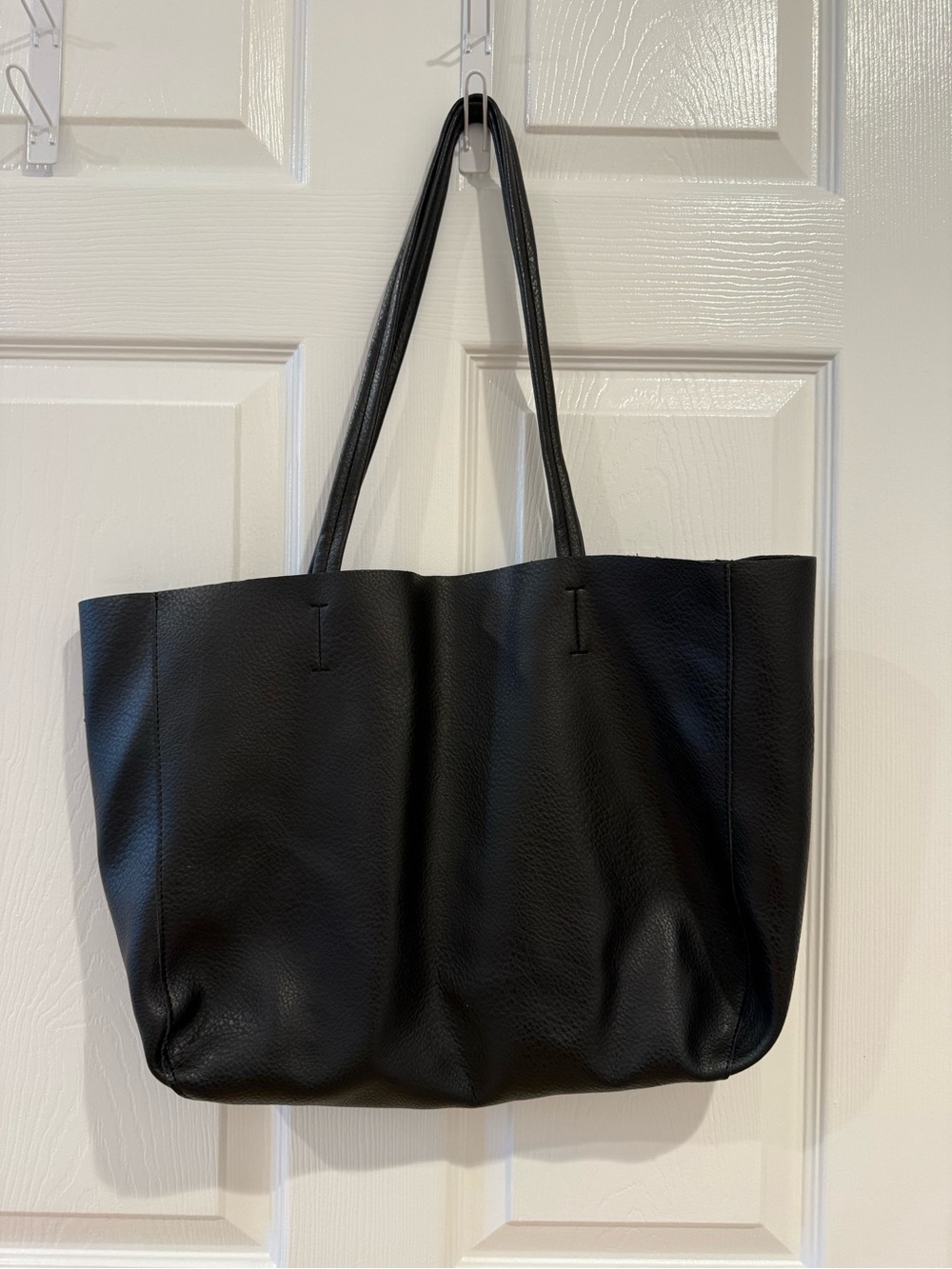 Old Navy Black Pebbled Tote Bag